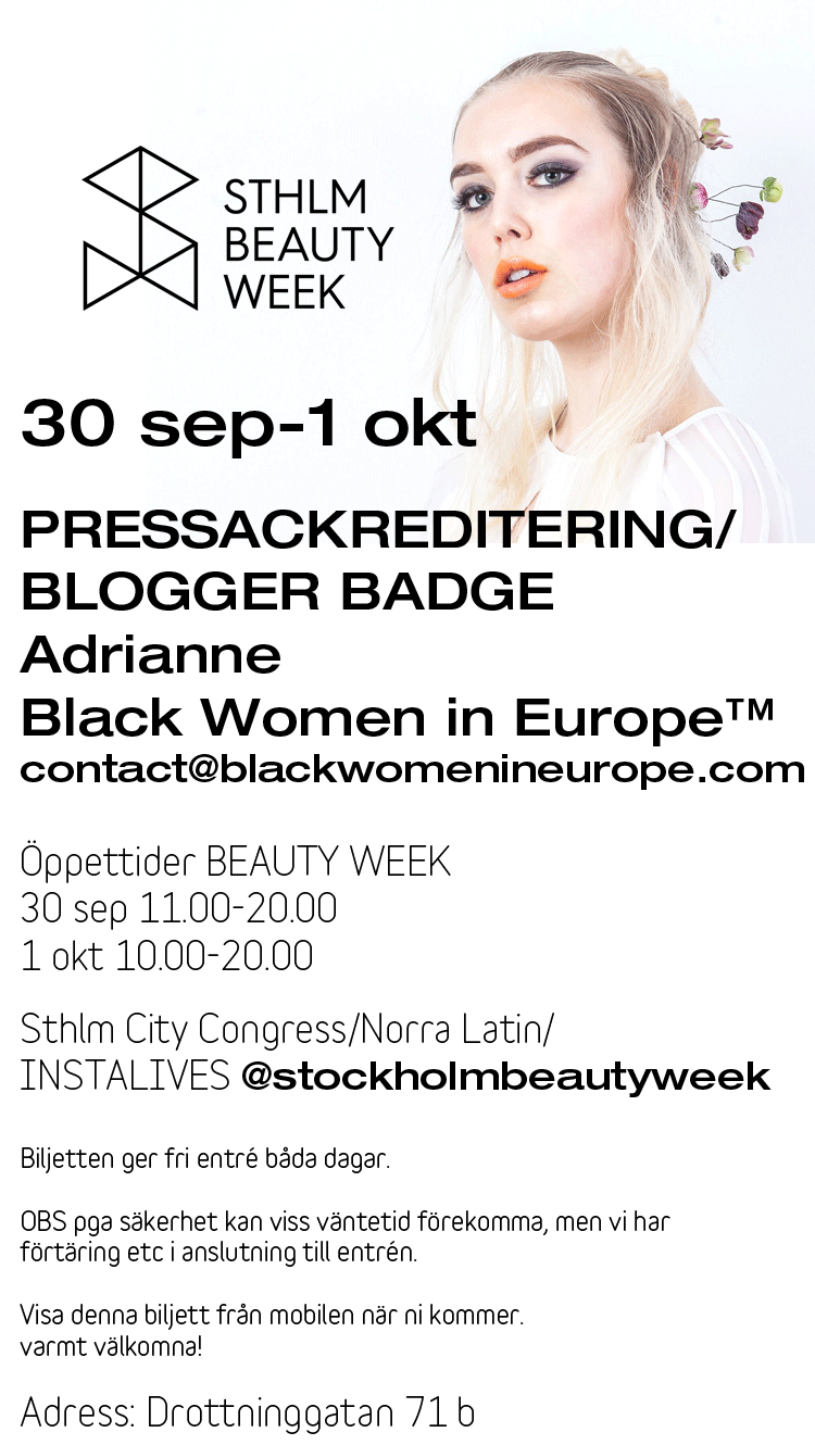 Grab your tickets today: Stockholm Beauty Week 2021